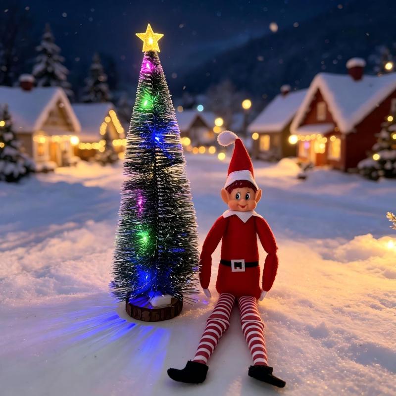 NEW RTS Elf Grinch Doll Gift Christmas Decoration In the Shelf Gifts for Christmas Free Shipping (packed in bag)  (25PCS)
