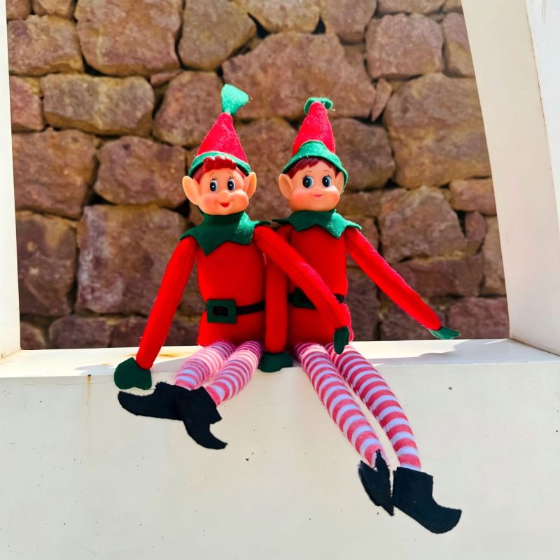 NEW RTS Elf Grinch Doll Gift Christmas Decoration In the Shelf Gifts for Christmas Free Shipping (packed in bag)  (25PCS)