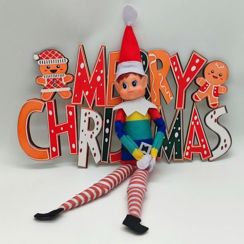 NEW RTS Elf Grinch Doll Gift Christmas Decoration In the Shelf Gifts for Christmas Free Shipping (packed in bag)  (25PCS)