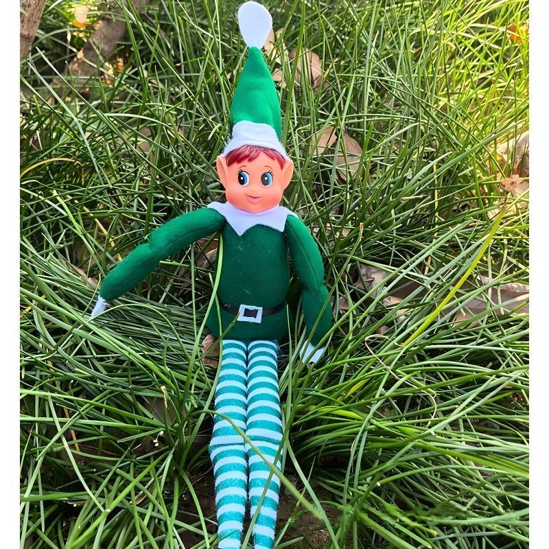 NEW RTS Elf Grinch Doll Gift Christmas Decoration In the Shelf Gifts for Christmas Free Shipping (packed in bag)  (25PCS)