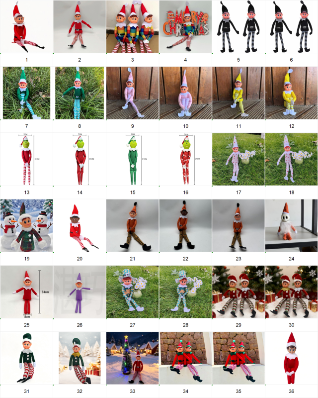 NEW RTS Grinch Doll Gift Christmas Decoration In the Shelf Free Shipping (packed in bag)  (25PCS)