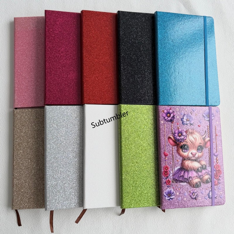 RTS A5 Notebook Journal Shimmer Glitter Notebook Pastel Coloured A5 Notebooks Free Shipping (10PCS/20PCS)