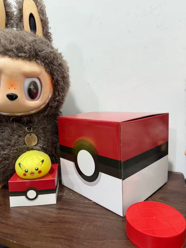 8.5cm Pokemon Dumplings Squishy Bun with Mystery Box Squishy Squeeze Toy Gift for Christmas Comes with Gift Box Free Shipping (12pcs/24pcs)