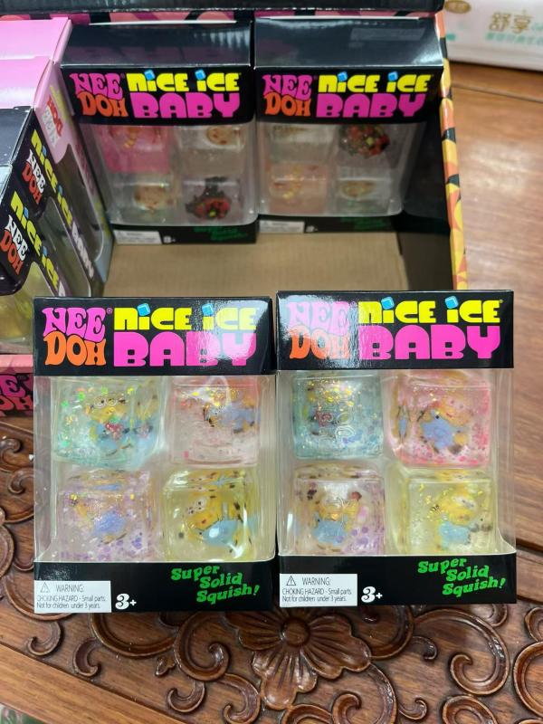 NEW NEE DOH Cubes Squishy Squishy Squeeze Stress Toy Nice Cubes Squeeze Toy Free Shipping by Sea (20pcs/40pcs)