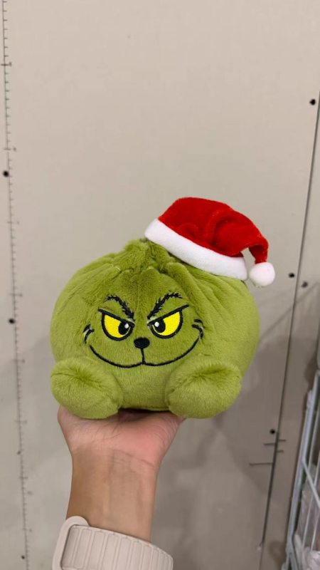 15cm Grinch Plush Dumplings with Streamer Box Plush Toy Gift for Christmas Gifts Free Shipping (12pcs/24pcs)