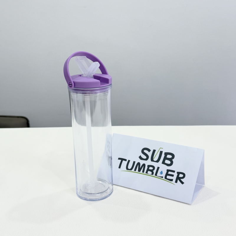 NEW China Warehouse 24oz/700ml Acrylic Snow Globe Sport Tumbler with Handle with Pre-drilled Hole Double Wall Plastic Tumbler with Hole and Plug Free Shipping (25pcs/50pcs)