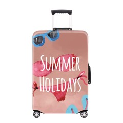 JUSTOP polyester luggage cover custom print for travel luggage suitcase cover