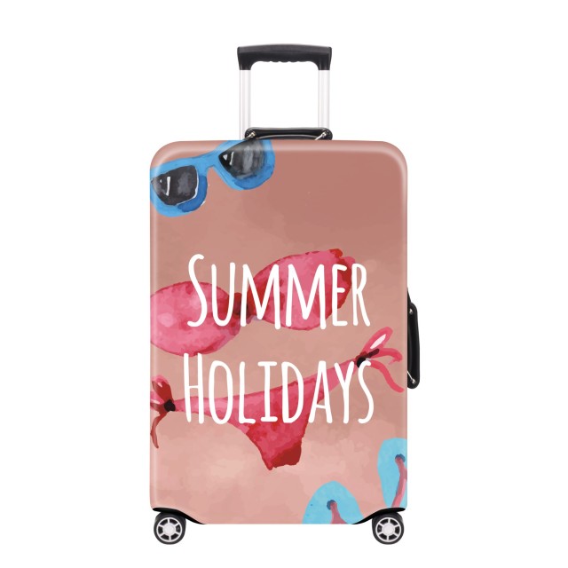 JUSTOP Custom Print Polyester Luggage Cover - Travel in Style