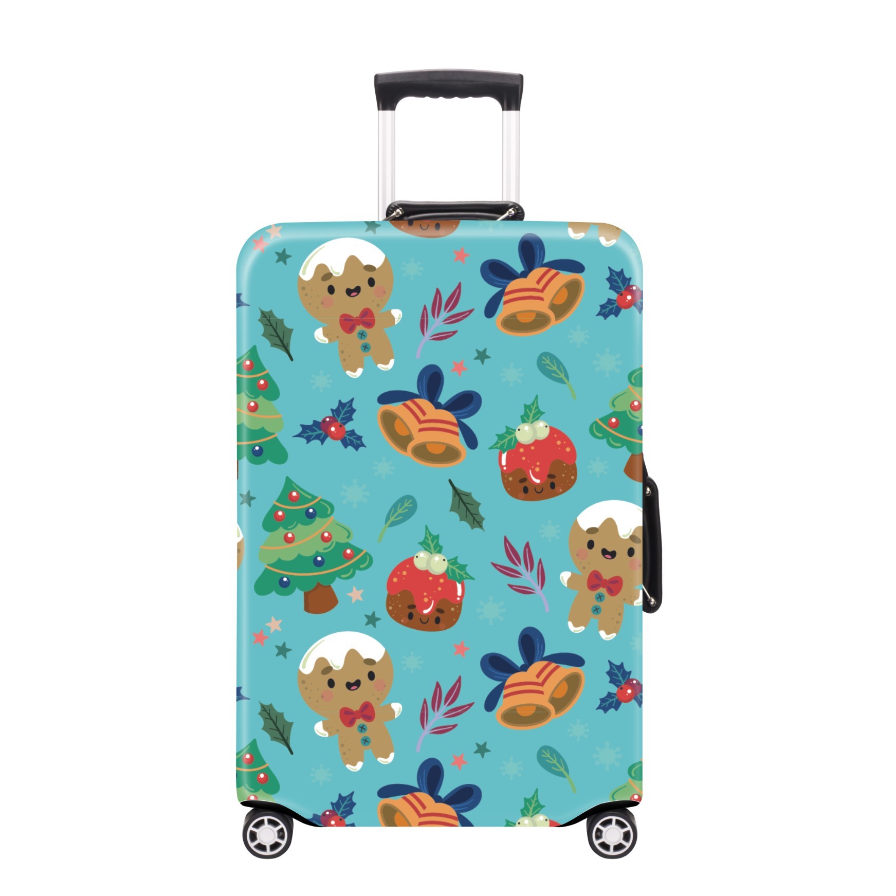 JUSTOP christmas suitcase cover spandex suitcase cover suitcase cover protector