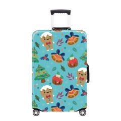 JUSTOP christmas suitcase cover spandex suitcase cover suitcase cover protector