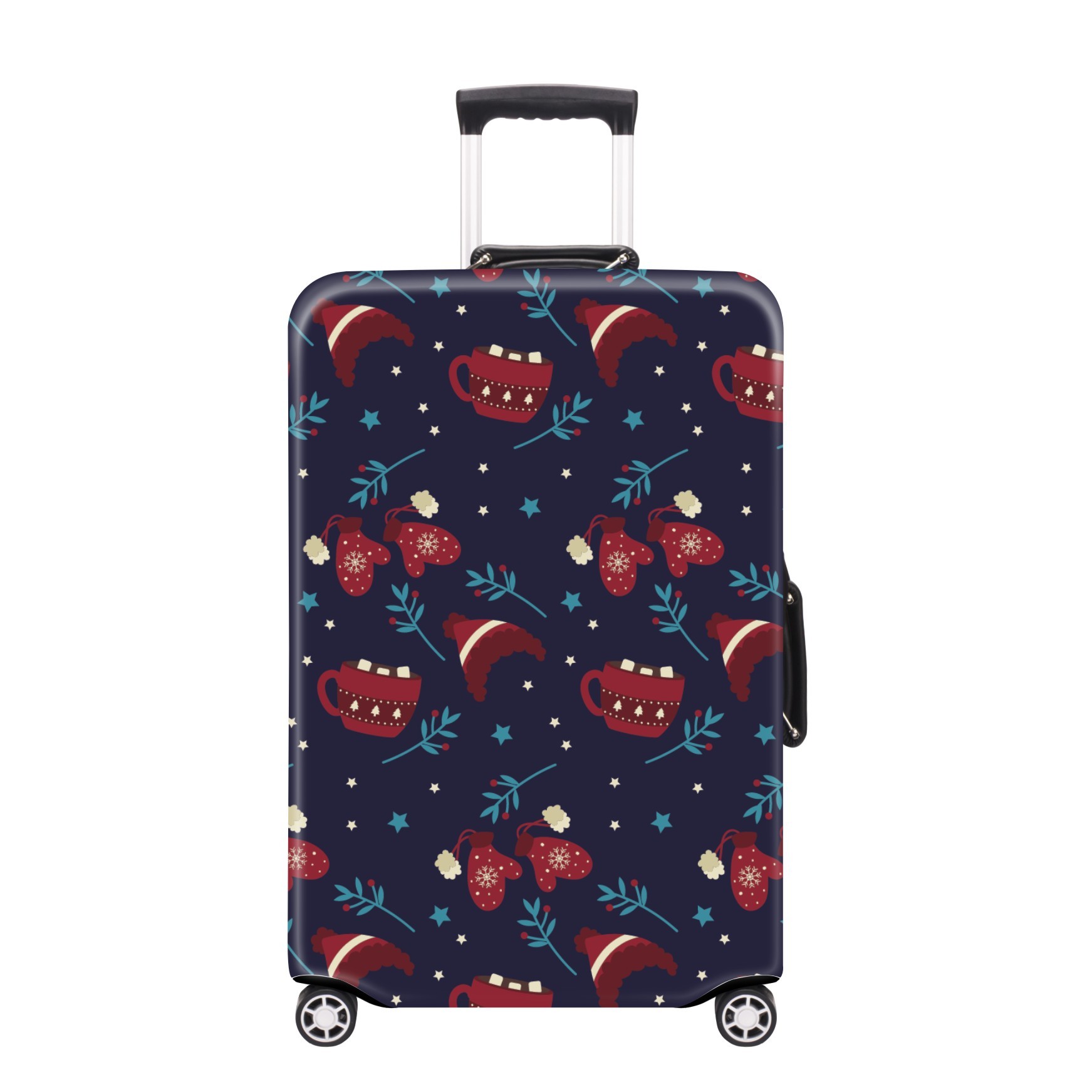 JUSTOP christmas suitcase cover spandex suitcase cover suitcase cover protector