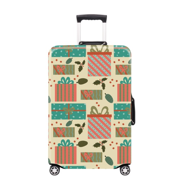 JUSTOP christmas suitcase cover spandex suitcase cover suitcase cover protector