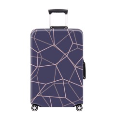 JUSTOP custom geometric suitcase cover sublimation suitcase cover waterproof neoprene suitcase cover