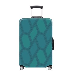 JUSTOP Cover for Suitcase – Silicone Geometric Shape Patterns