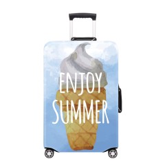JUSTOP polyester luggage cover custom print for travel luggage suitcase cover
