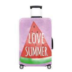 JUSTOP polyester luggage cover custom print for travel luggage suitcase cover