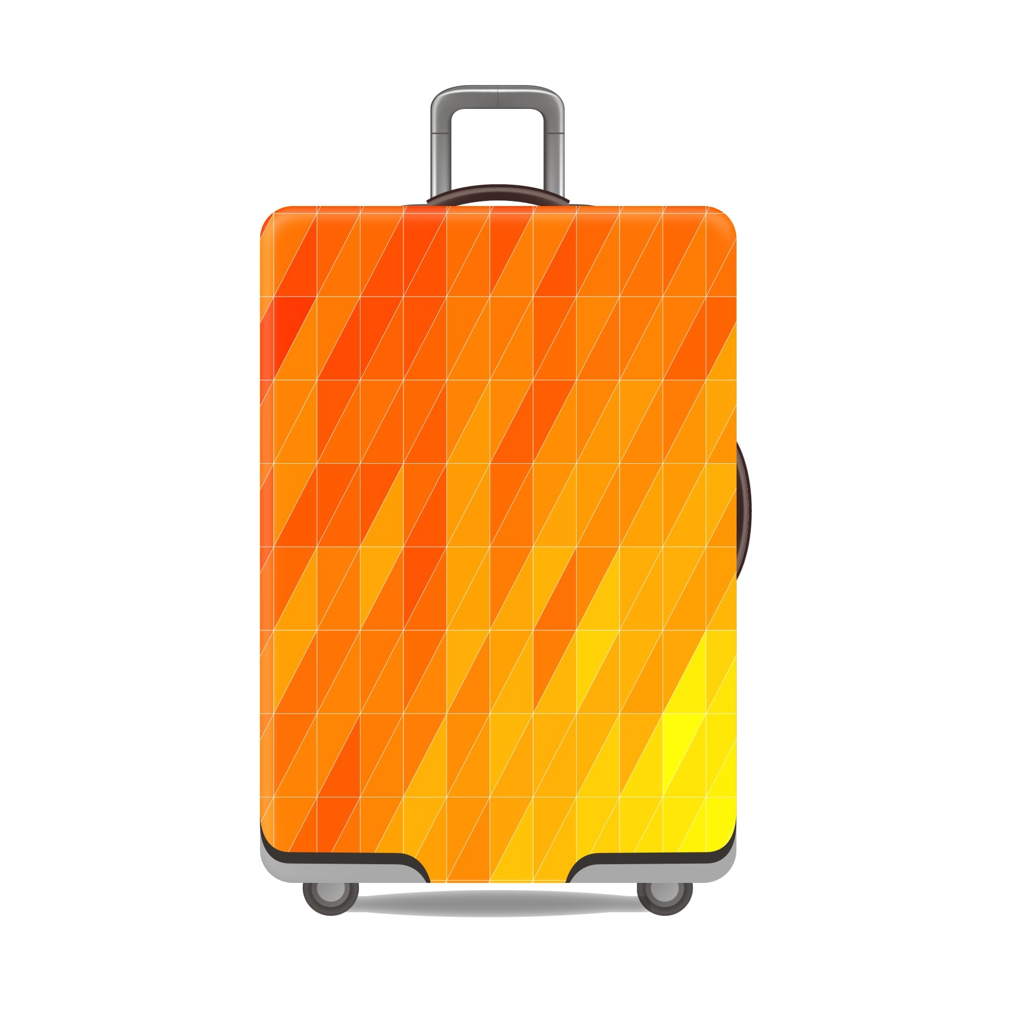JUSTOP jersey fabric luggage cover custom print luggage cover silicone suitcase cover