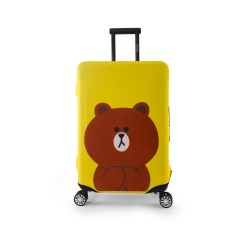 JUSTOP jersey fabric luggage cover custom print luggage cover silicone suitcase cover