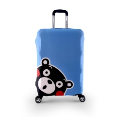 JUSTOP jersey fabric luggage cover custom print luggage cover silicone suitcase cover