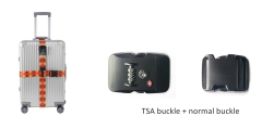 JUSTOP tsa lock luggage belt strap custom luggage straps for suitcases adjustable safety belt for suitcase