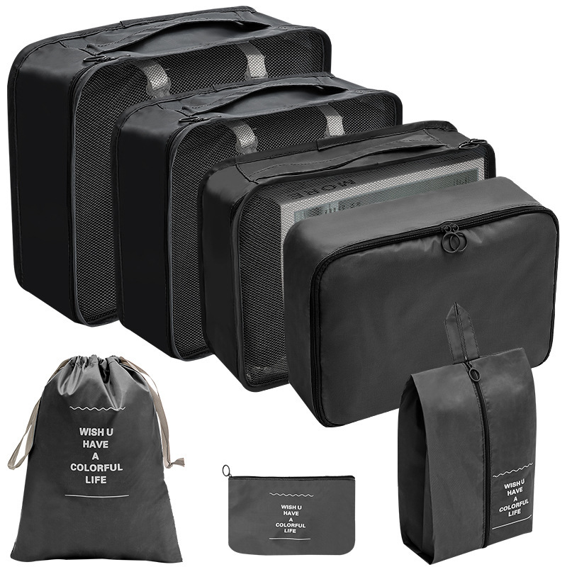 JUSTOP travel bags luggage organizer bags 7sets foldable portable travel bag