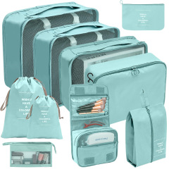JUSTOP clothing storage bags foldable packing cubes set for travel organizer