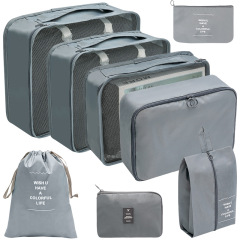 JUSTOP travel bag organizer set wholesale traveling bag with shoe bags for travel