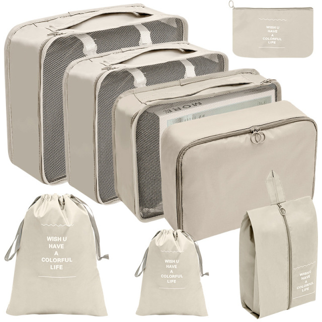 JUSTOP travel luggage bags 8 set packing cube bags for travel