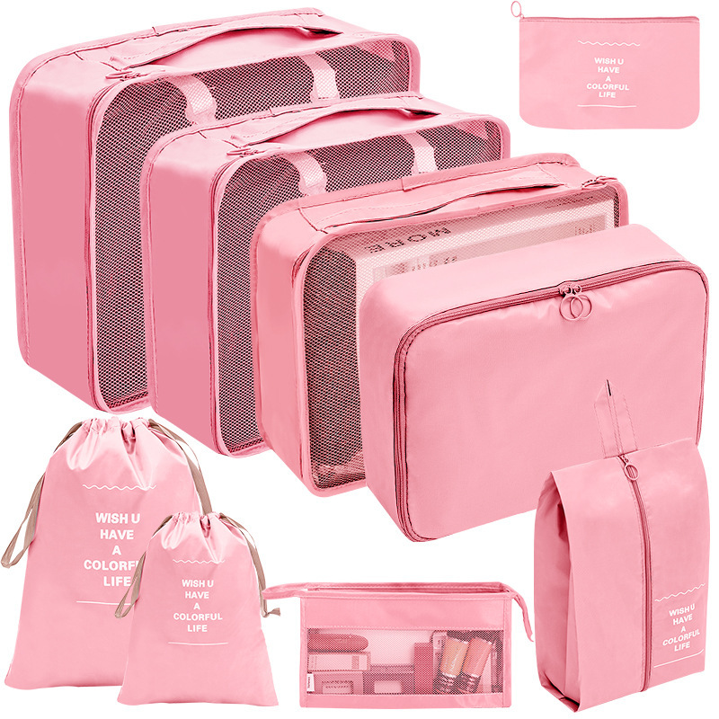 JUSTOP travel packing cubes storage bags clothes organizer drawstring storage bag