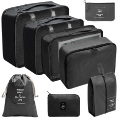 JUSTOP travel bag organizer set wholesale traveling bag with shoe bags for travel