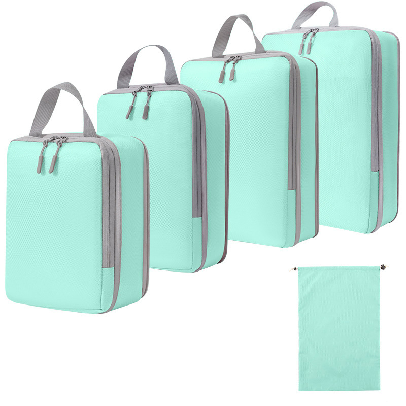 JUSTOP waterproof travel bag folding compression packing cubes travel organizer bag set