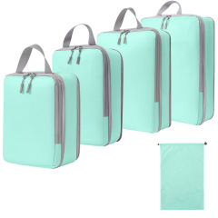 JUSTOP waterproof travel bag folding compression packing cubes travel organizer bag set