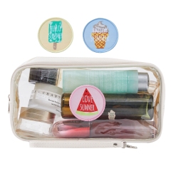 JUSTOP custom cosmetic bag PVC waterproof cosmetic bags travel cosmetic bag