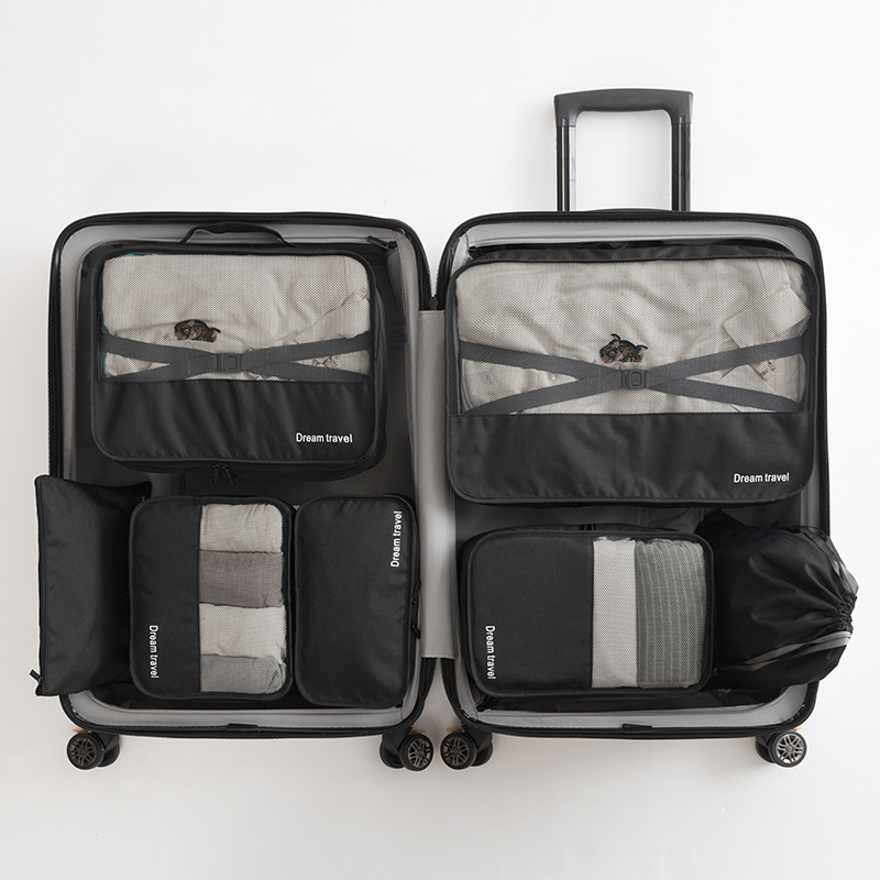 JUSTOP high quality clothing storage bags traveling luggage bag packing cube set