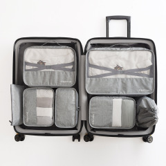 JUSTOP high quality clothing storage bags traveling luggage bag packing cube set