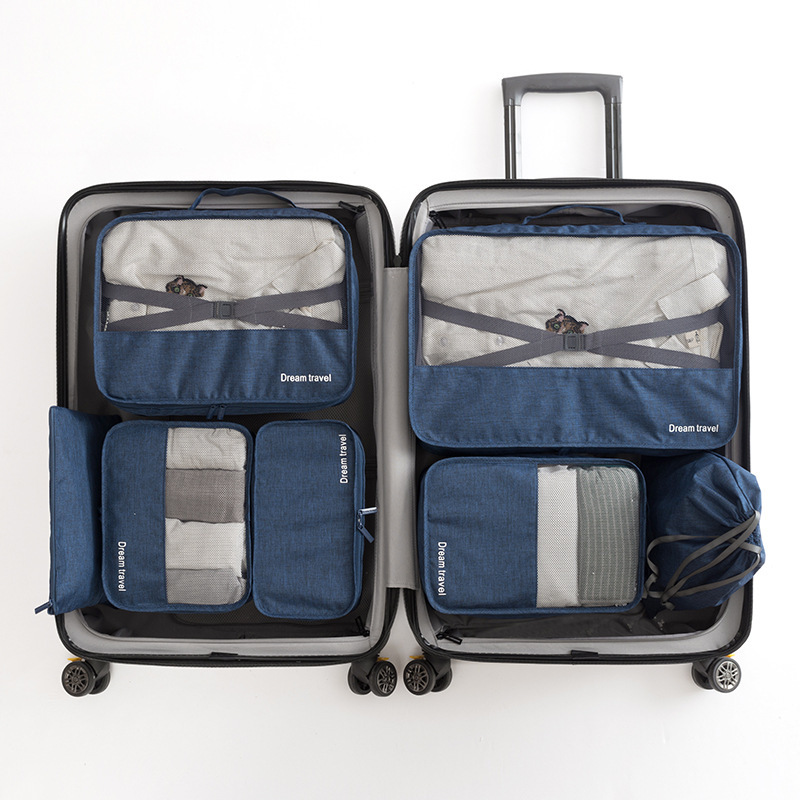 JUSTOP high quality clothing storage bags traveling luggage bag packing cube set