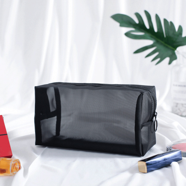 JUSTOP clear makeup bag nylon travel cosmetic bag canvas cosmetic bag