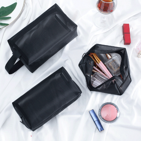 JUSTOP high quality custom print waterproof cosmetic bag zipper makeup bag