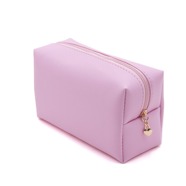 JUSTOP cosmetic bag waterproof customized logo pink cosmetic zipper bag
