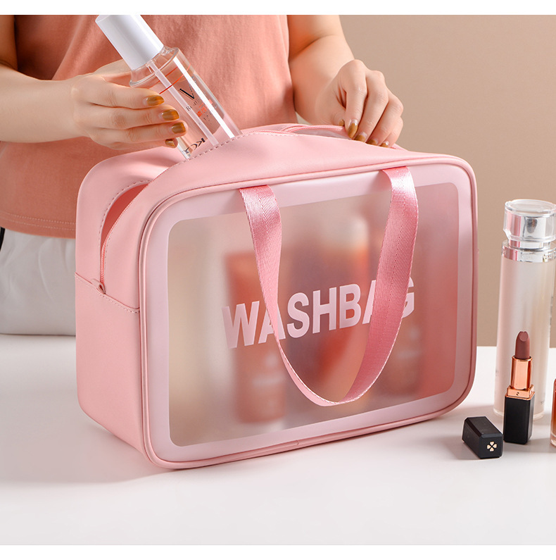 JUSTOP custom logo cosmetic bags for women design zipper cosmetic personalized black makeup bag