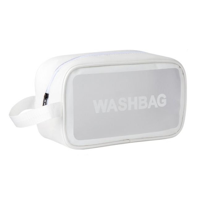 JUSTOP luxury plastic zip cosmetic bags travel toiletry cosmetic multi-functional toiletry waterproof bag