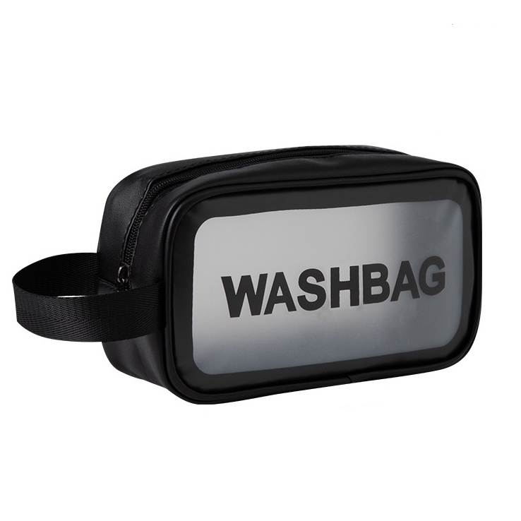 JUSTOP luxury plastic zip cosmetic bags travel toiletry cosmetic multi-functional toiletry waterproof bag