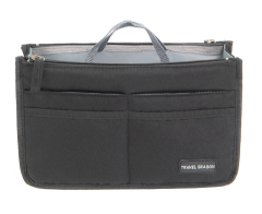 JUSTOP hot selling cosmetic bags for women linen cosmetic bag waterproof canvas  with zipper makeup bag