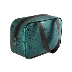 JUSTOP high quality cosmetic bag wholesale waterproof leather makeup bag