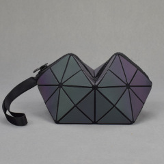 JUSTOP hot selling travel women's Luminous cosmetic bag organizer small luxury cosmetic packaging bag