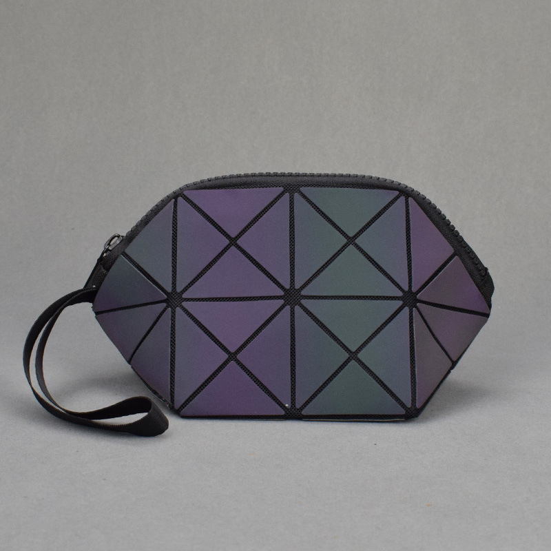 JUSTOP hot selling travel women's Luminous cosmetic bag organizer small luxury cosmetic packaging bag