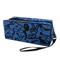 JUSTOP new design grey cosmetics bag for travel personalized rectangle large cosmetic bags