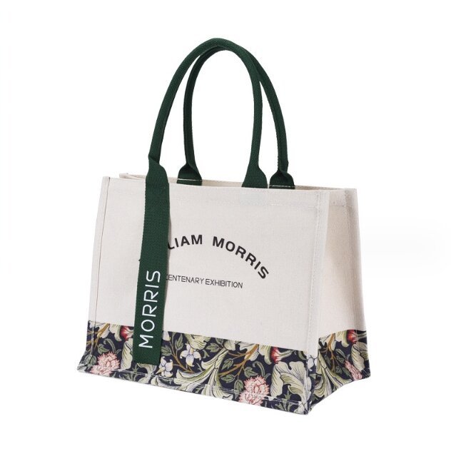 JUSTOP 2024 Hot sale women's canvas tote bags waterproof buckle handbag reusable shopping bag with custom printed logo waterproof