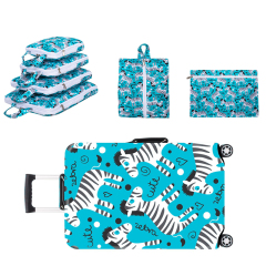 JUSTOP wholesale high quality compression packing cubes  for travel uitcases  custom packing cube hang packing cubes travel organizer luggage packing cubes