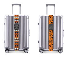 JUSTOP luggage straps for suitcases luggage belt design nylon luggage belt with code buckle